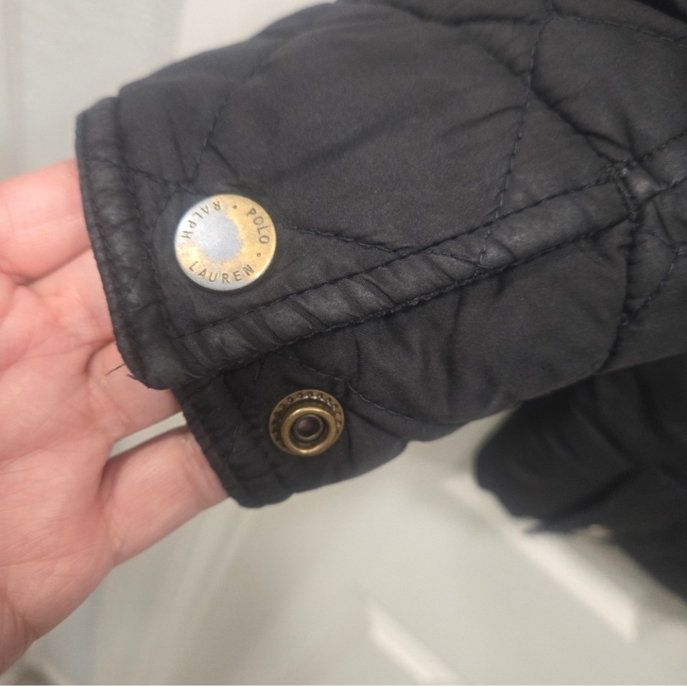 RARE* Kids Polo Ralph Lauren Black Quilted Jacket - European exclusive - Picture 4 of 7